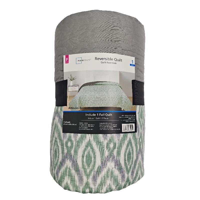 Mainstays - Quilt Reversible King 100% Poliéster