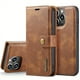 thumbnail image 1 of Premium Leather Magnetic Kickstand Shockproof Removable Flip Protective Cover Wallet Case For IPhone 14 13 12 Pro Xs Max XR, 1 of 3