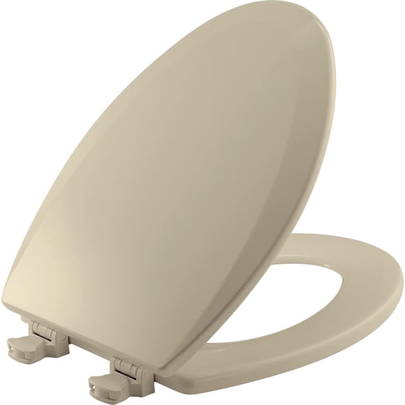 Asiento de inodoro Bemis 1500EC 006 de madera esmaltada alargada y duradera