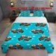 thumbnail image 1 of 3pcs Cartoon Otters Theme Printed Three Piece Bedding Set Soft Quilt Cover And Two Pillowcases, 1 of 5