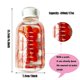 thumbnail image 5 of Botella de agua JZSMY Milk Juice 480 ml con báscula, 2 tapas, transparente, 5 of 6