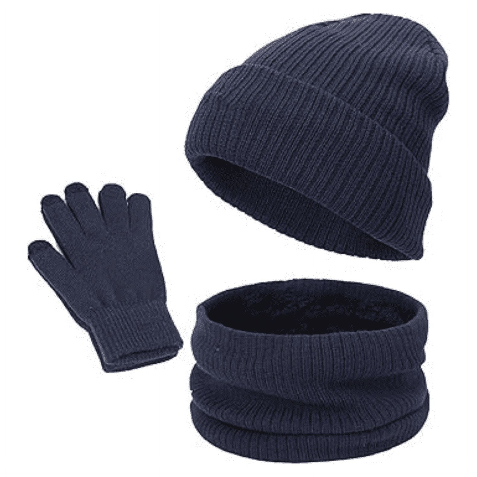 Genérico - Set Invierno: Gorro Polar, Cuello Polar Y Guante De Lana