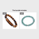 thumbnail image 1 of 1pc Healing Stone Bracelet Natural Gemstone Crystal Rough Bracelet, 1 of 5