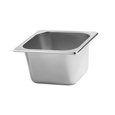 Magideal - Sartén Para Comida De Catering De Acero Inoxidable, Tamaño 1/6, Para Cena De Buffet, Servicio De Comida, Sartenes De Hotel Para Preparación De Buffet, , S S