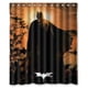 thumbnail image 1 of Cortina de ducha de Batman, juego de cortina de baño con ganchos, tamaño 60 x 72 pulgadas, 1 of 3