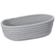 thumbnail image 1 of Cesta de Almacenamiento Tejida de Cuerda de Algodón Pequeña Gris Uxcell, Estante de Almacenamiento de Armario Regalo Cestas Tejidas Caja de Guardería Linda Decoración de Organización, 1 of 7
