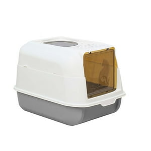 Crusec - Caja Arenero Cerrado Antisalpicaduras Sanitaria Para Gato