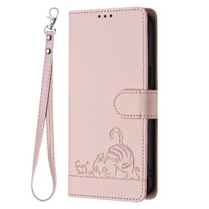 Funda Tipo Cartera Foxdock Para Infinix Note 40 Pro 5G Con Soporte, Ranuras, Rfid, Diseño De Gato