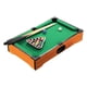 thumbnail image 2 of Mini juego de mesa de billar de madera con bolas de juego, juguete de billar inglés fácil de instalar para viajes, sala de juegos, escritorio interior, 2 of 4