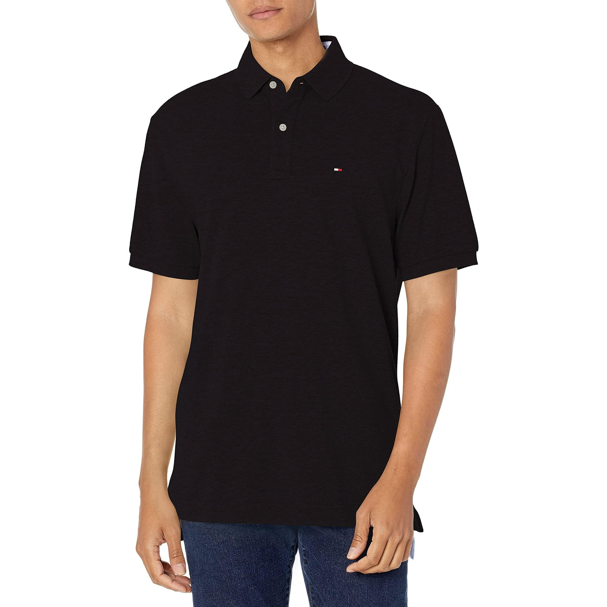 Polo Tommy Hilfiger Classic Fit Para Hombre Tommy Black