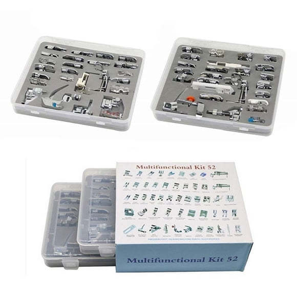 Juego De Prensatelas Para Máquina De Coser De 52 Piezas Kit De Caña Baja