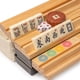 thumbnail image 3 of Set de mahjong americano Yellow Mountain Imports con franjas marfil, 3 of 8