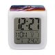 thumbnail image 1 of Iron Man Theme 7 Colors Alarm Clock Digital Led Alarm Clock Gifts For Kids Friends Family, 1 of 6