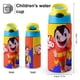 thumbnail image 2 of Bely y Beto Botella de Agua con Tapa Pop Top de Un Toque, Acero Inoxidable, a Prueba de Fugas, para Deportes, Botella Infantil azul 12 oz, 2 of 6
