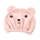 thumbnail image 5 of Toallas de secado de cabello, gorro de toalla de ducha, secado rápido de oso, envoltura de cabello largo, envoltura de toalla de cabello portátil Rosa, 5 of 5