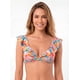 thumbnail image 1 of Bikini triangulo con vuelos estampado coral, 1 of 3