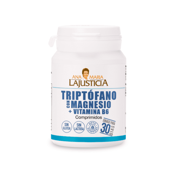 Triptófano con magnesio + Vit B6 x 60 comprimidos