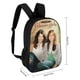 thumbnail image 2 of Las Chicas Gilmore-theme Backpack, Campus style schoolbag Bookbag with Adjustable Shoulder Straps And Large Zip Compartment, Unisex Travel Bags., 2 of 6