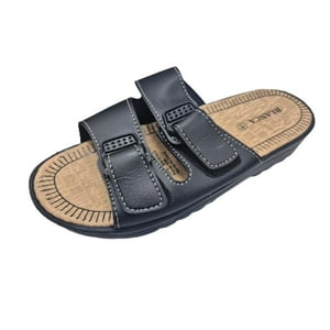 Vinnys Outlet - Sandalia Hombre Negro Verano