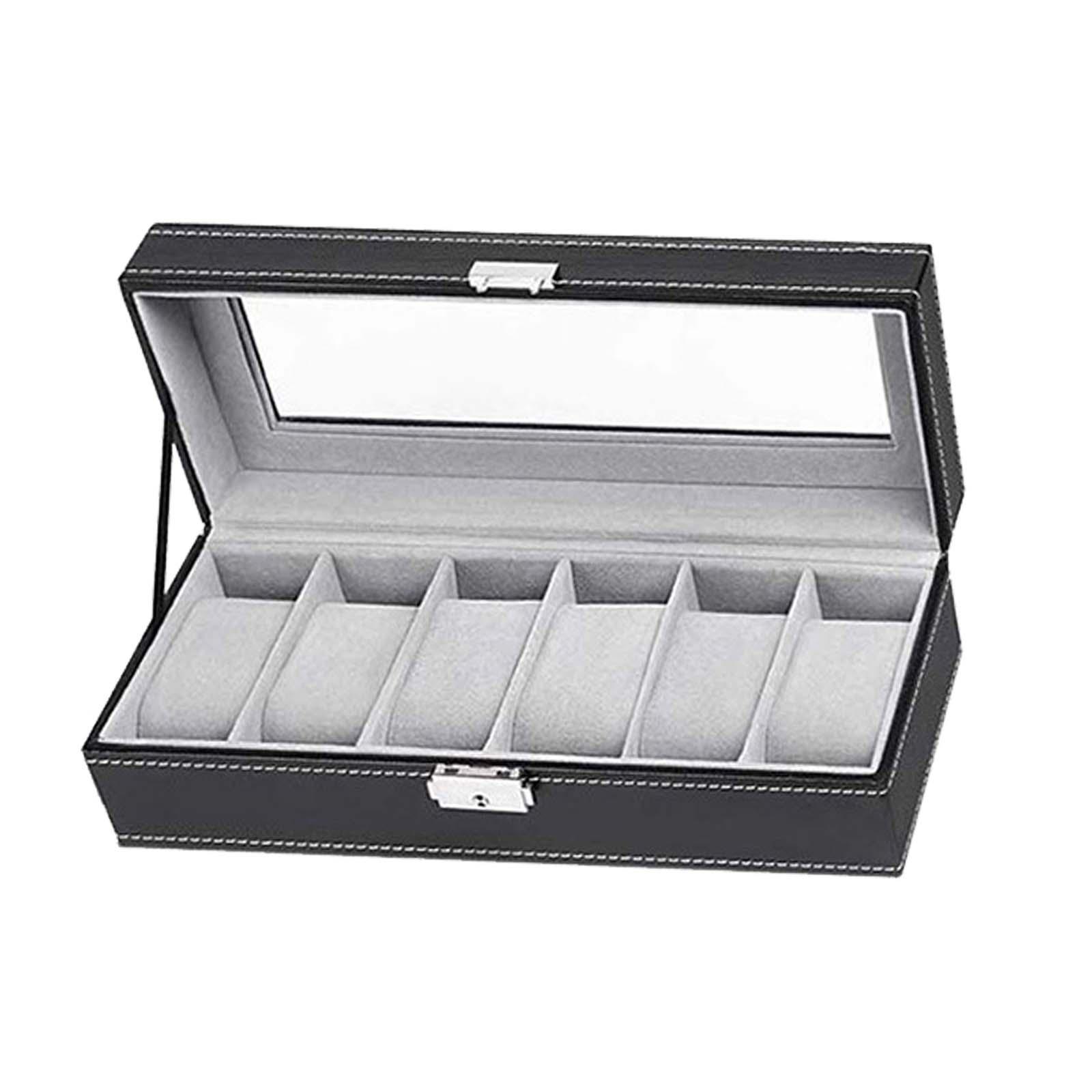 Ioensy - Caja De Almacenamiento De Relojes Caja De Reloj De Lujo Para Hombres Y Mujeres Exhibición De Tienda De Decoración Del Hogar