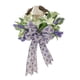 thumbnail image 3 of Guirnalda de puerta delantera de Pascua, corona decorativa colgante para pared de salón, flor Artificial, mano de obra exquisita rústica hecha a mano , Los 50cm, 3 of 5