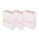thumbnail image 5 of 3 Piezas Grande La Dama De Honor Boda Fiesta Papel Regalo Favor Bolsa Mango Blanco, 5 of 5