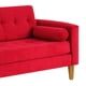 thumbnail image 4 of Sofa Retro 3C Felpa 04 Rojo, 4 of 6