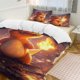thumbnail image 1 of Charmander Bed Duvet Cover Funny Anime Cartoon Bedding Sets Lightweight 3 Piece Comforter Sets, 1 of 5