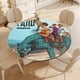 thumbnail image 4 of Iyanu theme Fitted Round Tablecloths Elastic Edged Table Covers Waterproof Table Cloth For Kitchen Holiday Party Tables Decor 120cm, 4 of 6