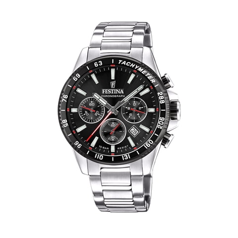 Reloj F20560/6 Festina Negro Hombre Timeless Chronograph