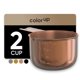thumbnail image 1 of Taza medidora Color Up 480 ml de acero inoxidable con acabado cobre, 1 of 9
