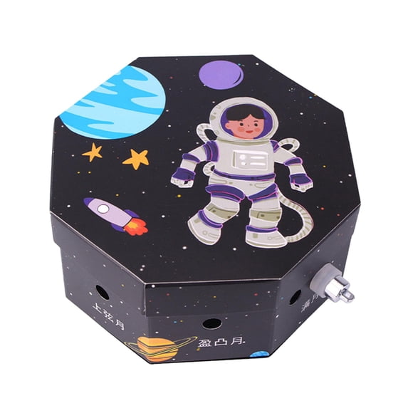 Kit de lunares de papel de ciclo Lunar, herramienta de educación de ciencia de conocimiento astronómico DIY para niños, regalo creativo