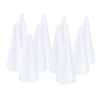 Bothyi - Cono De Espuma Artesanal Diy Chico Pintura Manualidades Niños Juguete Educativo 98Mm 10 Uds