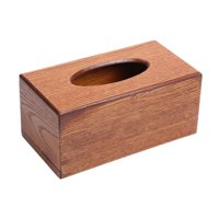 Bothyi - Caja De Pañuelos De Madera, Soporte Creativo Para Caja De Pañuelos Para Aparadores Domésticos De Mesa L