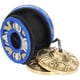 thumbnail image 1 of Mantra tibetano Tingsha Bells Ohm Store con funda azul hecha a mano, 1 of 8