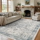 thumbnail image 1 of Alfombra Area Rugxara Vintage Boho azul claro 160 x 230 cm, 1 of 9