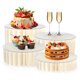 thumbnail image 1 of Elevadores de comida para mesa de buffet, acrílicos, blancos, 1 of 7