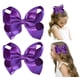 thumbnail image 1 of 2 lazos para el pelo grandes de 15 cm hechos a mano con brillantina y pinzas de cocodrilo, accesorios para el cabello para niñas pequeñas, adolescentes y niños pequeños. Juego de 2., 1 of 5