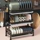 thumbnail image 3 of Secaplato Eoland Escurridor Negro Inoxidable Secador Plato Losa 3 Nivel Acero Rejilla Seca Loza, 3 of 4
