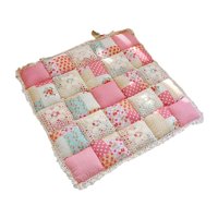 Magideal - Alfombrilla Para Silla Con , 40 Cm X 40 Cm, Universal, Suave, Cuadrada, Cómoda, Lavable, Para Interior, Exterior, Jardín, Decoración De Coche, , Estilo A