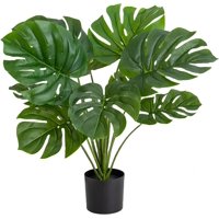 Wakeshome+H29:S29+H30:R30 - Planta Artificial Con Maceta Monstera 60Cm Decoracion Hogar