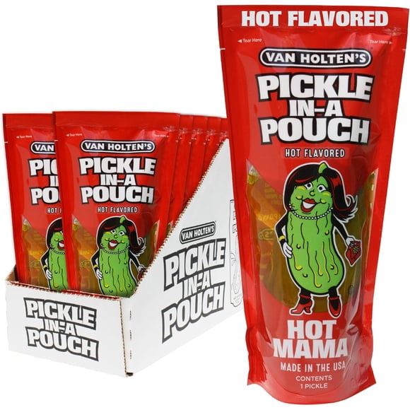 Pepinillos Hot Mama Dill Van Holten's 12 x 255 g