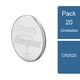 thumbnail image 1 of Pack 20 Pilas tipo Boton CR2025, 1 of 2