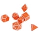 thumbnail image 4 of Juego De Dados De Juego De Mesa De Aleación De Zinc De 7 Piezas Dados De Juego De Entretenimiento Duradero Naranja, 4 of 5