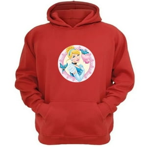 Genérico - Polerón Canguro Cenicienta Rojo Talla Xs Unisex