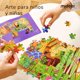 thumbnail image 3 of Puzzle Para Niños De Rinocerontes 280 Pcs + 6 Años - Mideer, 3 of 6