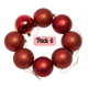 thumbnail image 1 of Pack 6 Esferas Navidad 10cm Decoración Colgantes, 1 of 3