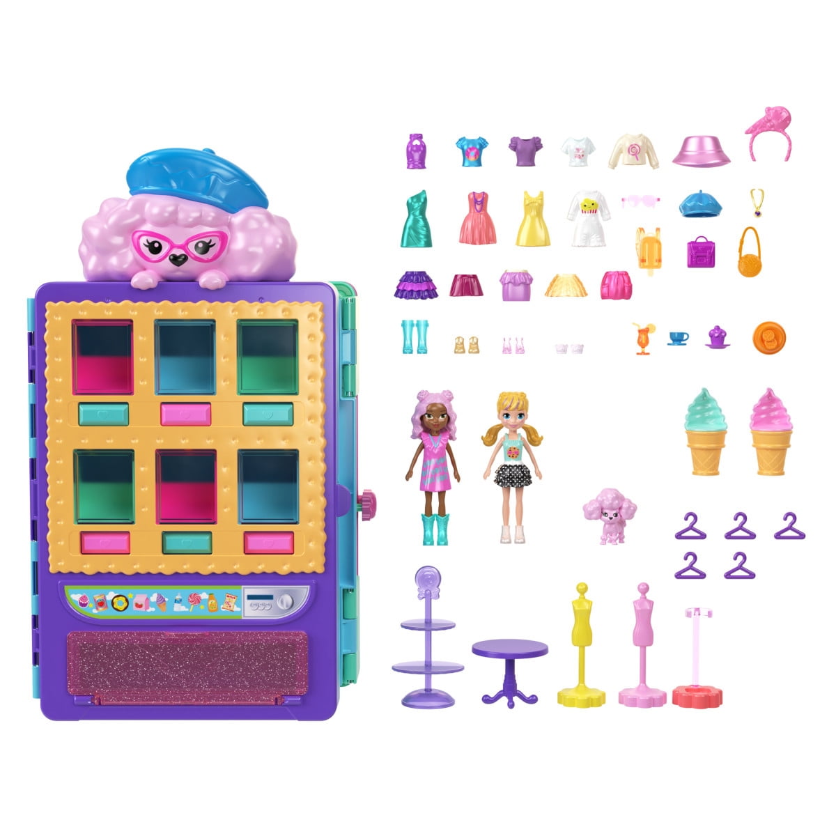 Muñeca Polly Pocket Set De Juego Moda Dulce