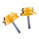thumbnail image 4 of 2 Piezas 8 "vástago 22,5 Grados Peque?o Bloqueo Inglete Enrutador Bit Tenon Cutter, 4 of 5