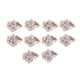 thumbnail image 3 of 10 Uds. Botón De Flor De Diamantes De Imitación De Perlas Decoración De Adornos Planos Blanco, 3 of 5